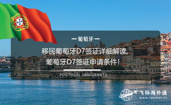 葡萄牙D7签证