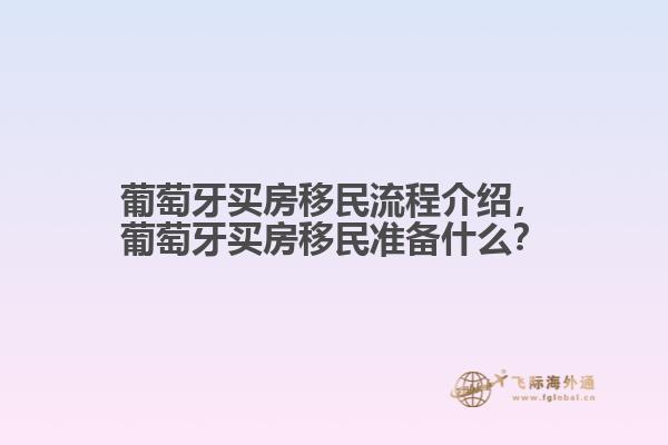 葡萄牙买房移民流程介绍，葡萄牙买房移民准备什么？