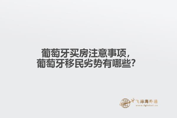 葡萄牙买房注意事项，葡萄牙移民劣势有哪些？