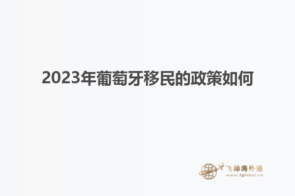 2023年葡萄牙移民的政策如何