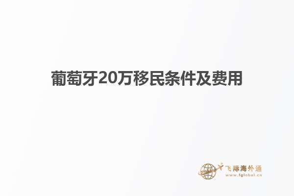 葡萄牙20万移民条件及费用