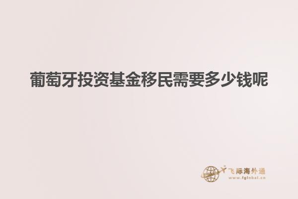 葡萄牙投资基金移民需要多少钱呢