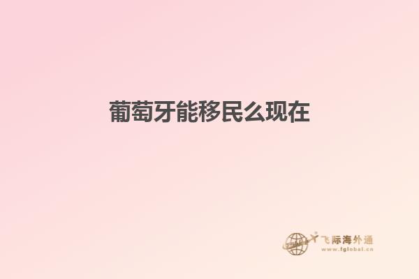 葡萄牙能移民么现在