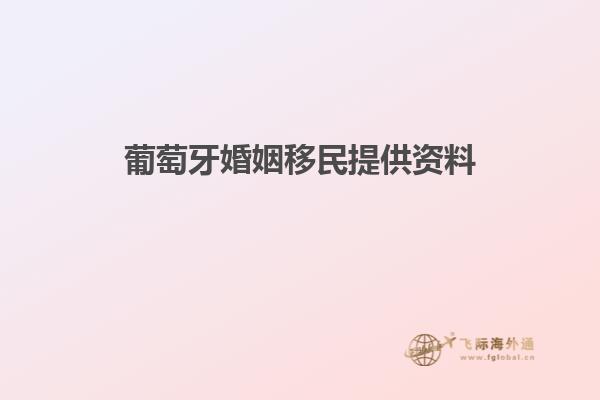 葡萄牙婚姻移民提供资料