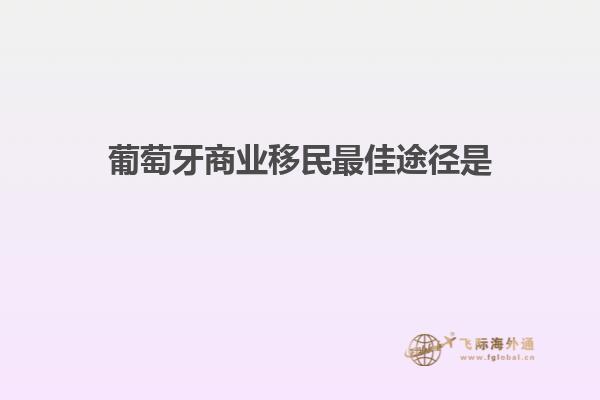 葡萄牙商业移民最佳途径是