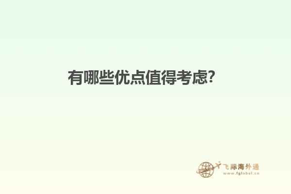 有哪些优点值得考虑？