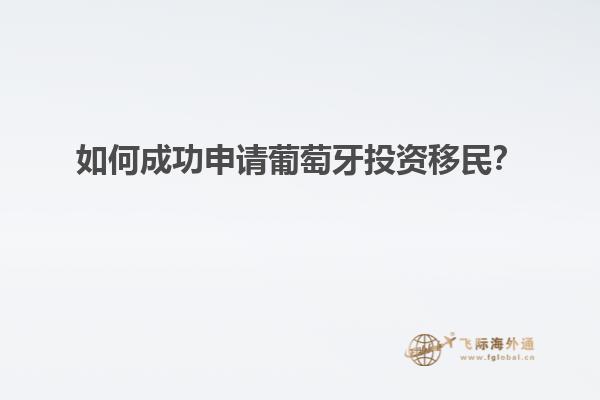 如何成功申请葡萄牙投资移民？