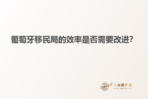 葡萄牙移民局的效率是否需要改进？