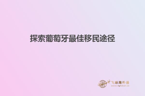 探索葡萄牙最佳移民途径