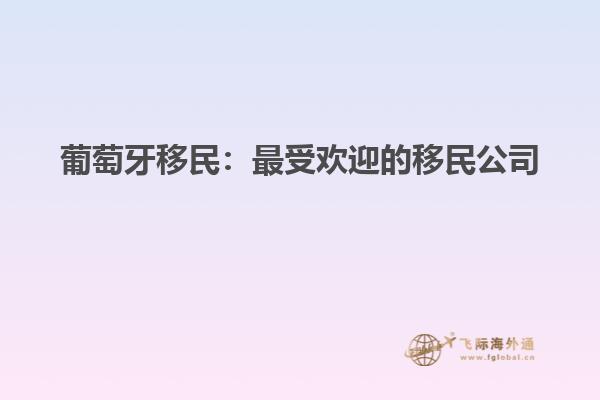 葡萄牙移民：最受欢迎的移民公司
