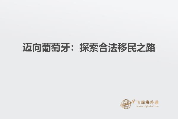 迈向葡萄牙：探索合法移民之路