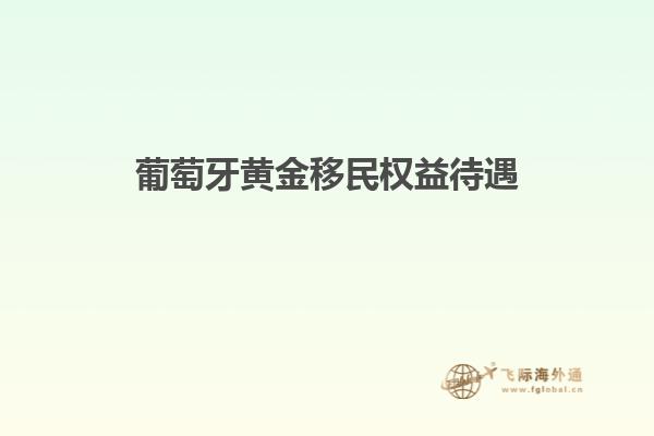 葡萄牙黄金移民权益待遇