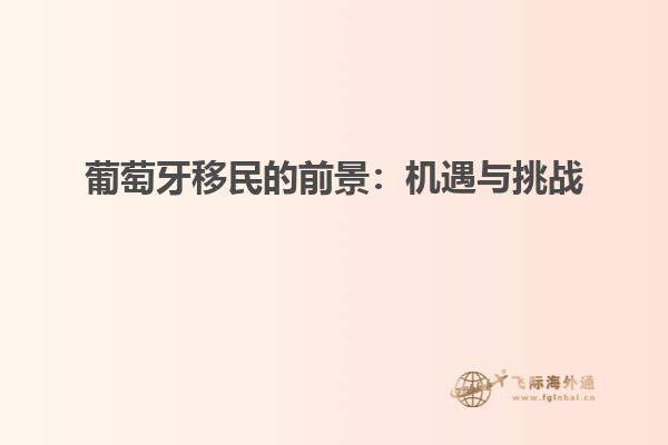 葡萄牙移民的前景：机遇与挑战