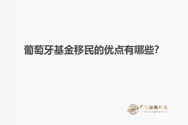 葡萄牙基金移民的优点有哪些？