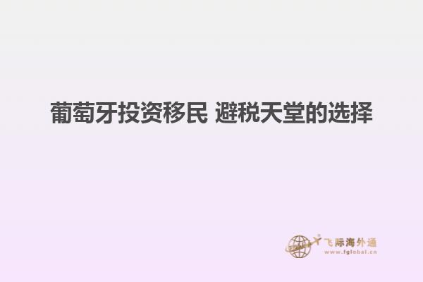 葡萄牙投资移民 避税天堂的选择