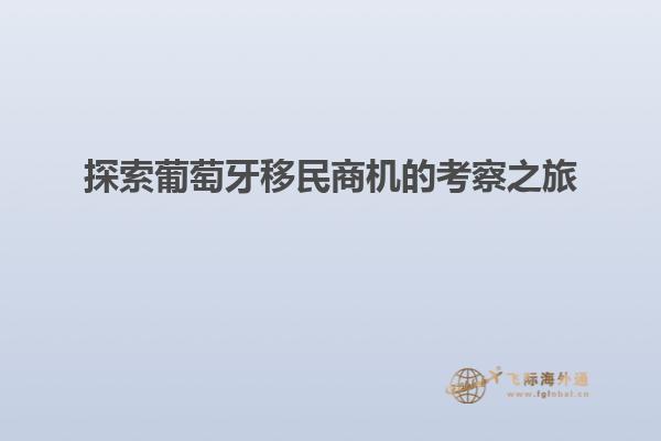 探索葡萄牙移民商机的考察之旅
