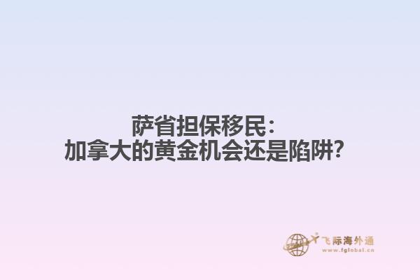 萨省担保移民：加拿大的黄金机会还是陷阱？
