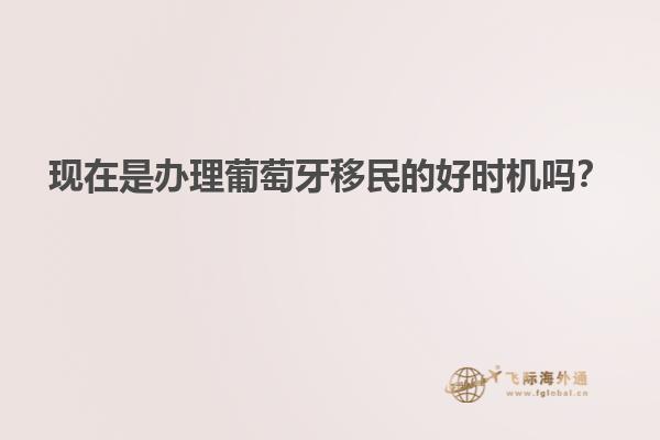 现在是办理葡萄牙移民的好时机吗？