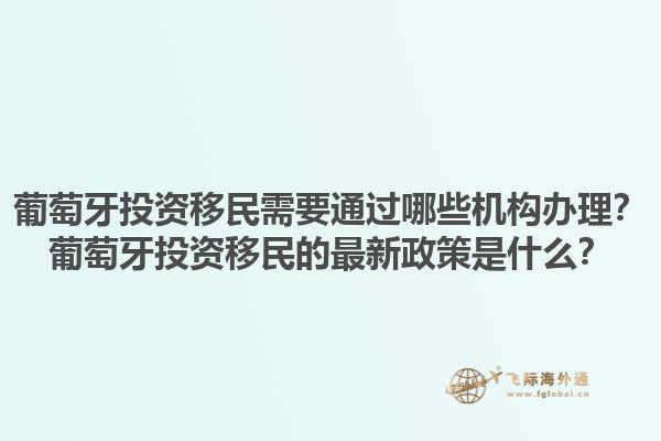 葡萄牙投资移民需要通过哪些机构办理？葡萄牙投资移民的最新政策是什么？1.jpg
