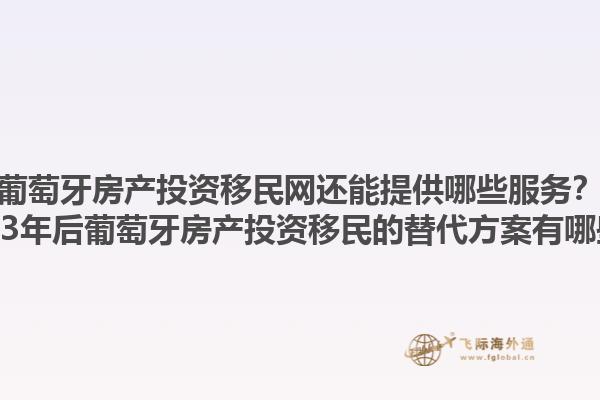葡萄牙房产投资移民网还能提供哪些服务？2023年后葡萄牙房产投资移民的替代方案有哪些？1.jpg