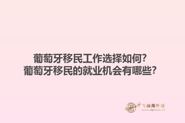 葡萄牙移民工作选择如何？葡萄牙移民的就业机会有哪些？1.jpg