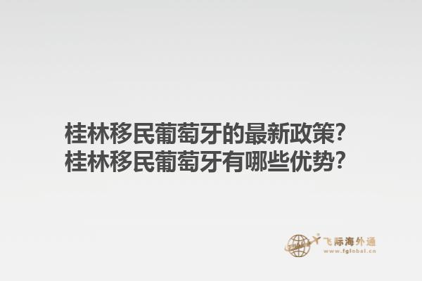 桂林移民葡萄牙的最新政策？桂林移民葡萄牙有哪些优势？1.jpg