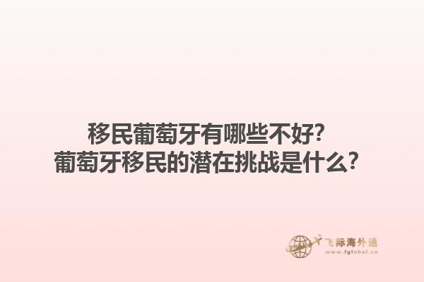 移民葡萄牙有哪些不好？葡萄牙移民的潜在挑战是什么？1.jpg