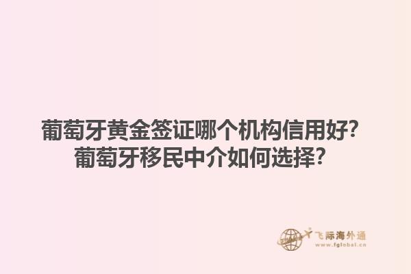葡萄牙黄金签证哪个机构信用好？葡萄牙移民中介如何选择？1.jpg