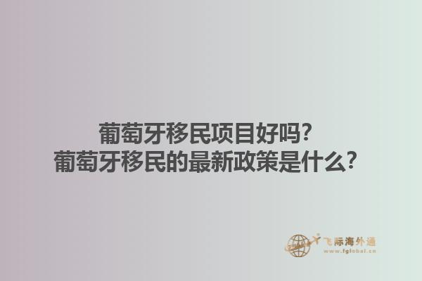 葡萄牙移民项目好吗？葡萄牙移民的最新政策是什么？1.jpg