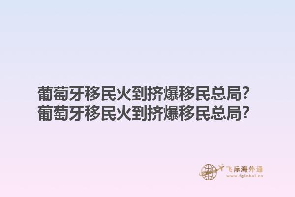 葡萄牙移民火到挤爆移民总局？葡萄牙移民火到挤爆移民总局？1.jpg