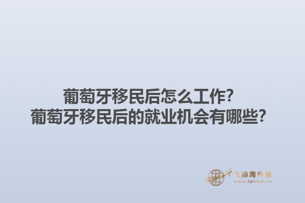 葡萄牙移民后怎么工作？葡萄牙移民后的就业机会有哪些？
