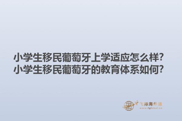 小学生移民葡萄牙上学适应怎么样？小学生移民葡萄牙的教育体系如何？1.jpg