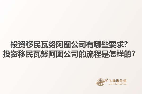 投资移民瓦努阿图公司有哪些要求？投资移民瓦努阿图公司的流程是怎样的？1.jpg