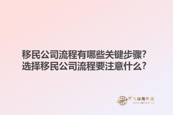 移民公司流程有哪些关键步骤？选择移民公司流程要注意什么？1.jpg