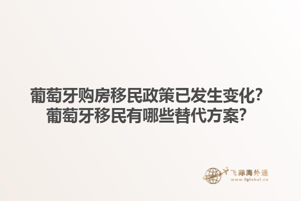 葡萄牙购房移民政策已发生变化？葡萄牙移民有哪些替代方案？1.jpg