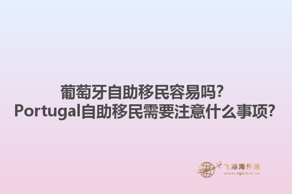 葡萄牙自助移民容易吗？ Portugal自助移民需要注意什么事项？1.jpg