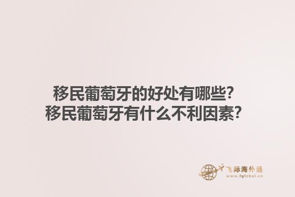 移民葡萄牙的好处有哪些？移民葡萄牙有什么不利因素？1.jpg