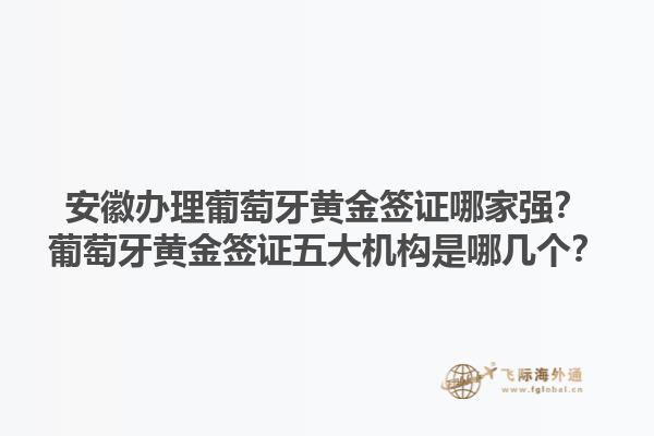 安徽办理葡萄牙黄金签证哪家强？葡萄牙黄金签证五大机构是哪几个？1.jpg