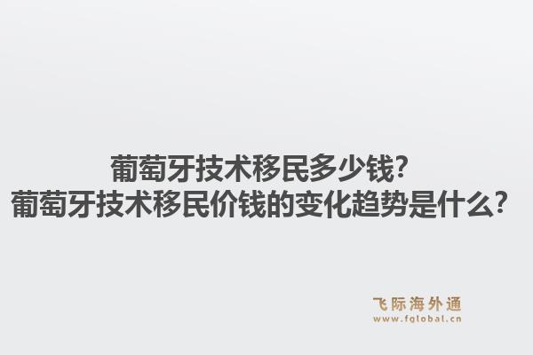 葡萄牙技术移民多少钱?葡萄牙技术移民价钱的变化趋势是什么?1.jpg