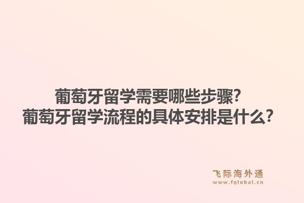 葡萄牙留学需要哪些步骤?葡萄牙留学流程的具体安排是什么?1.jpg
