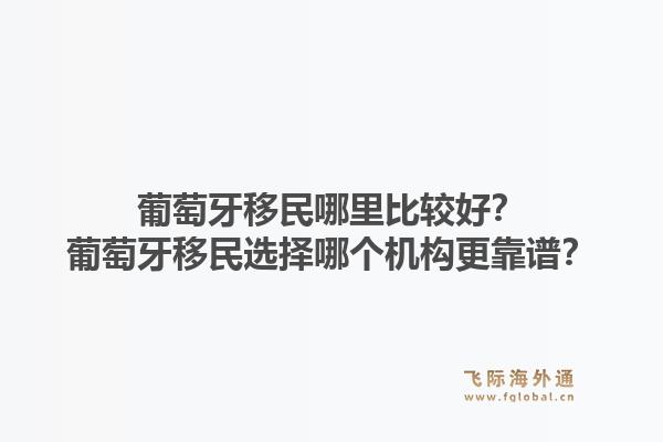 葡萄牙移民哪里比较好?葡萄牙移民选择哪个机构更靠谱?1.jpg
