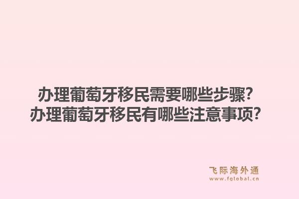 办理葡萄牙移民需要哪些步骤？办理葡萄牙移民有哪些注意事项？1.jpg