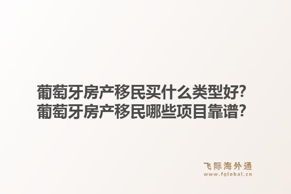 葡萄牙房产移民买什么类型好？葡萄牙房产移民哪些项目靠谱？1.jpg