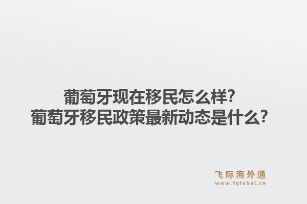 葡萄牙现在移民怎么样？葡萄牙移民政策最新动态是什么？1.jpg