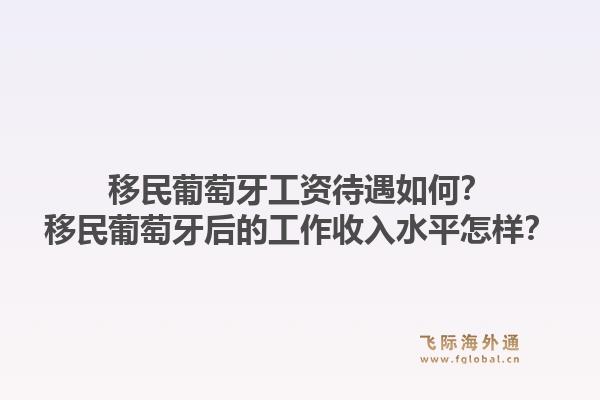 移民葡萄牙工资待遇如何？移民葡萄牙后的工作收入水平怎样？1.jpg