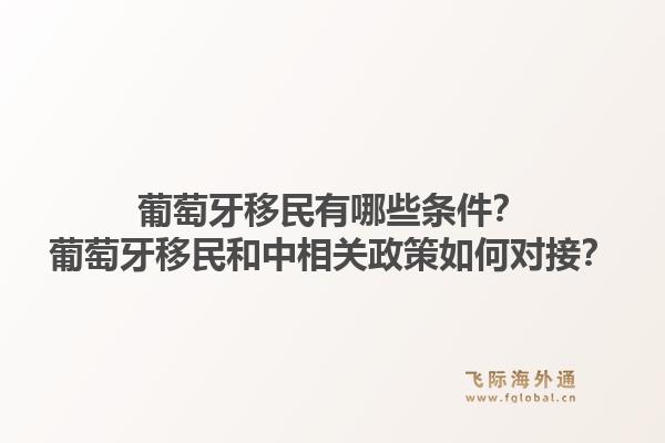 葡萄牙移民有哪些条件？葡萄牙移民和中相关政策如何对接？1.jpg