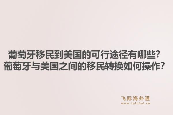 葡萄牙移民到美国的可行途径有哪些？葡萄牙与美国之间的移民转换如何操作？1.jpg