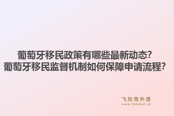葡萄牙移民政策有哪些最新动态？葡萄牙移民监督机制如何保障申请流程？1.jpg