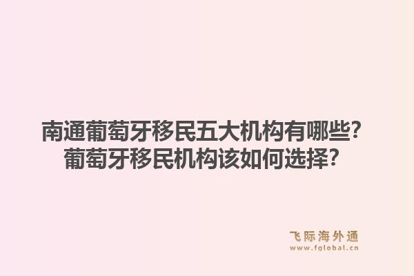 南通葡萄牙移民五大机构有哪些？葡萄牙移民机构该如何选择？1.jpg