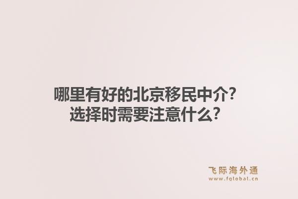 哪里有好的北京移民中介?选择时需要注意什么?1.jpg